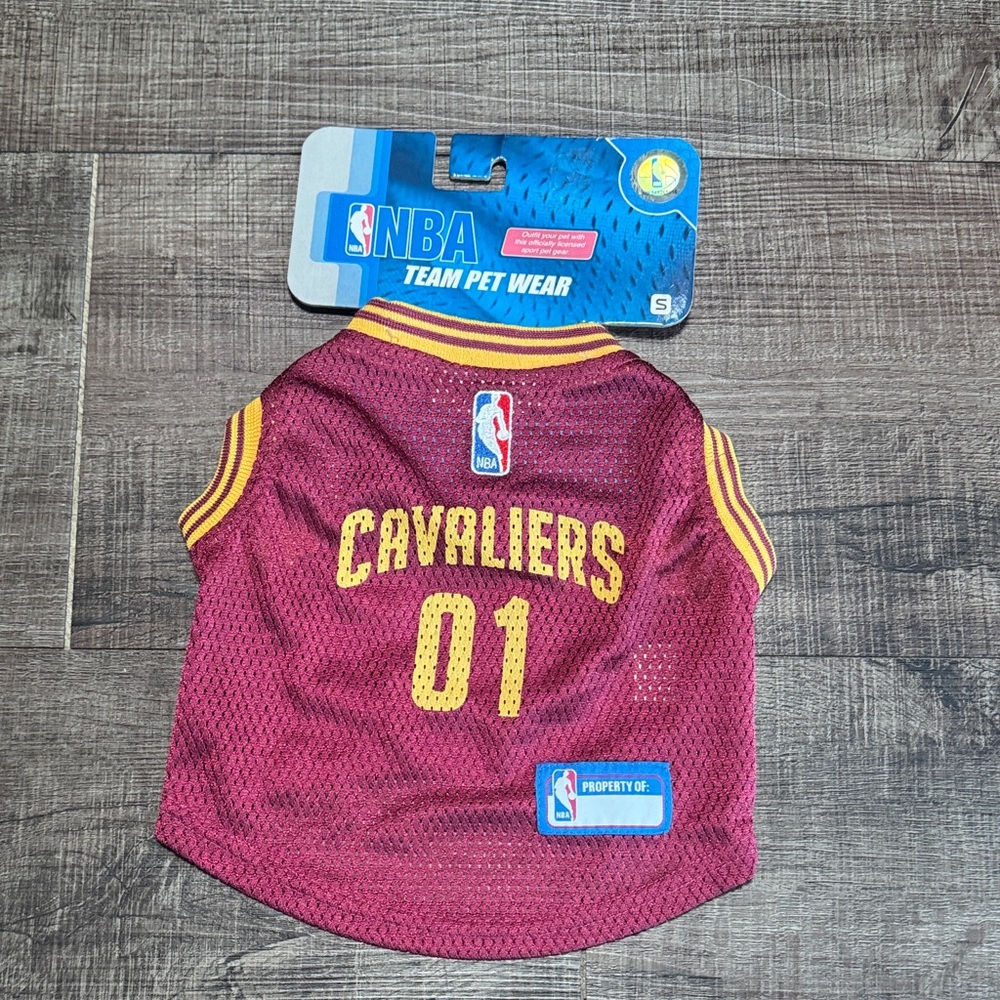 NBA Cavaliers Burgundy Dog Jersey